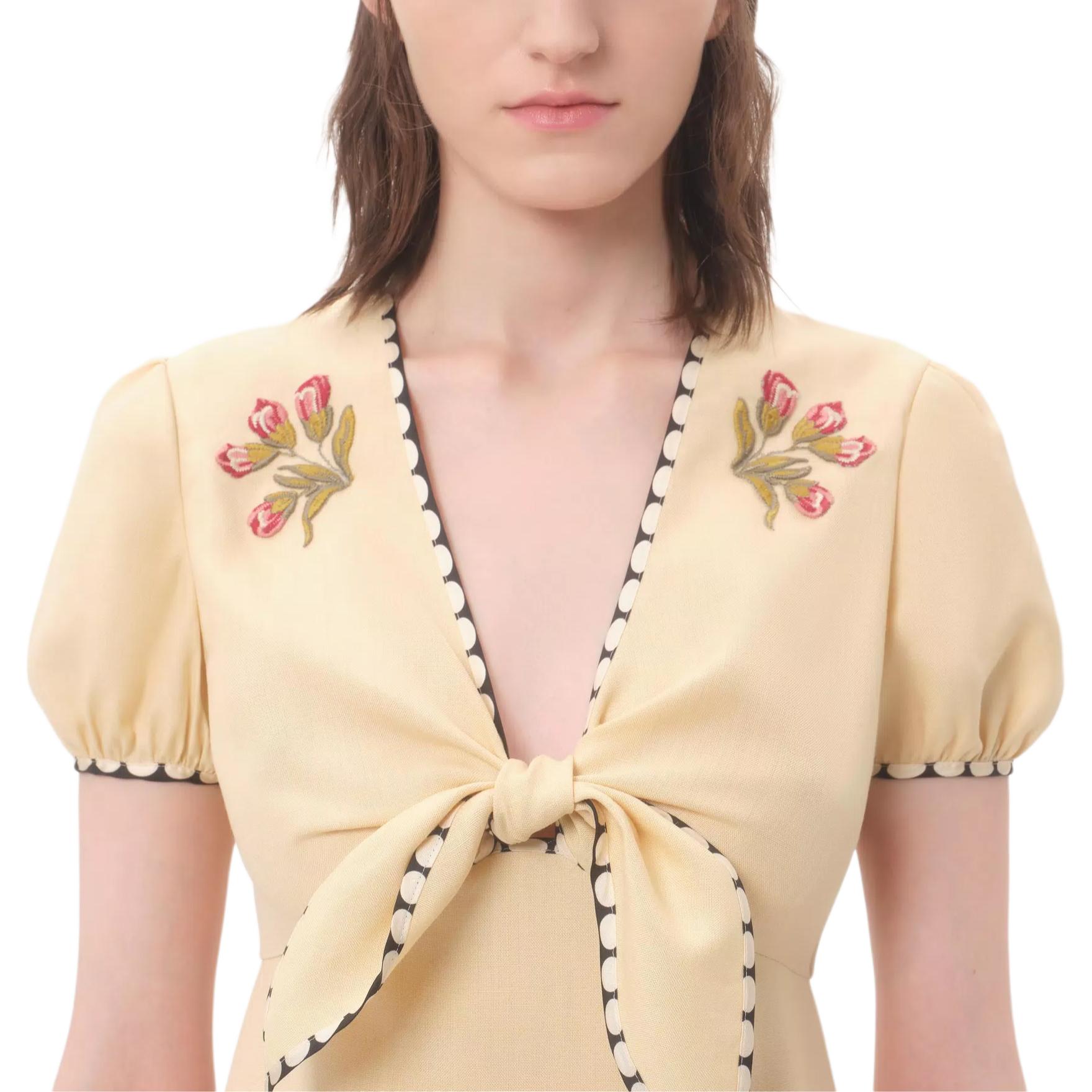 Женское платье Valentino SS25 (разноцветное) — фото 6