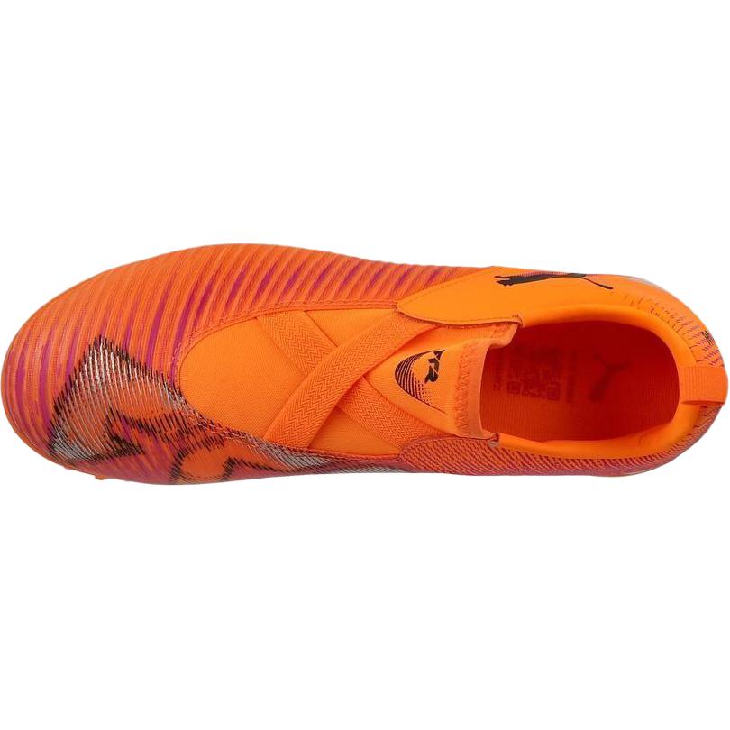Детские бутсы PUMA PUMAFUTURE 8 MATCH Laceless + Mid TT (оранжевые) — Оранжевый — фото 3