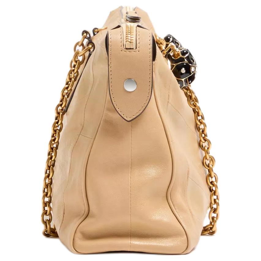 Женские сумка Valentino PANTHEA V (золотисто-бежевая) — фото 4