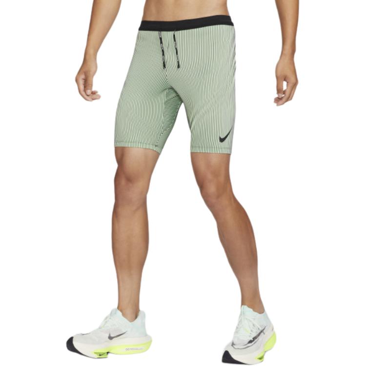 Nike Dri FIT ADV Running Shorts Men’s Coal Black/Vapor Green/Matte Silver/Vapor Green