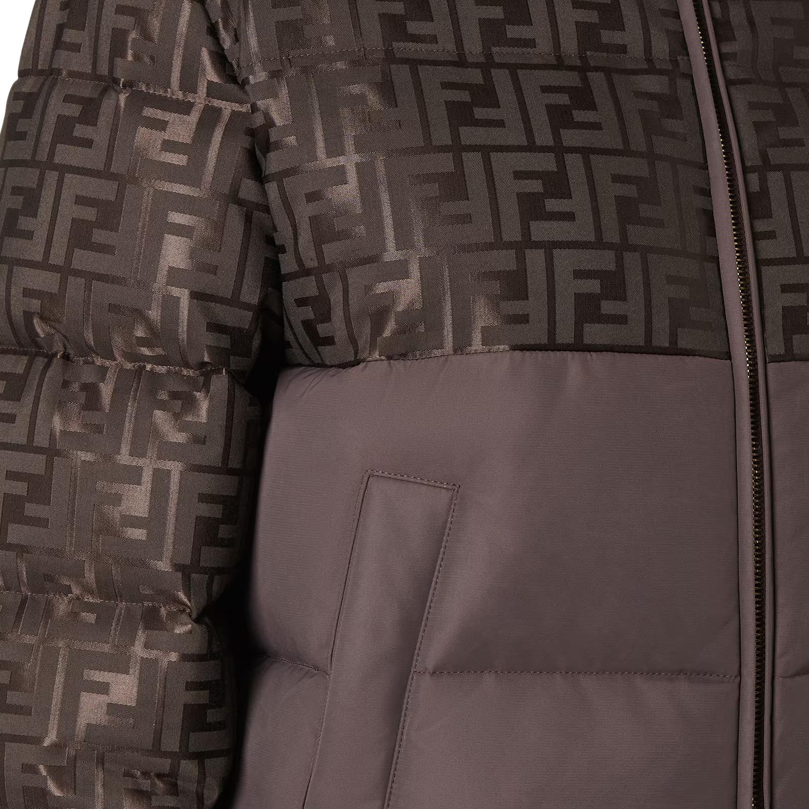 Женская куртка Fendi FW25 (черная) — фото 5