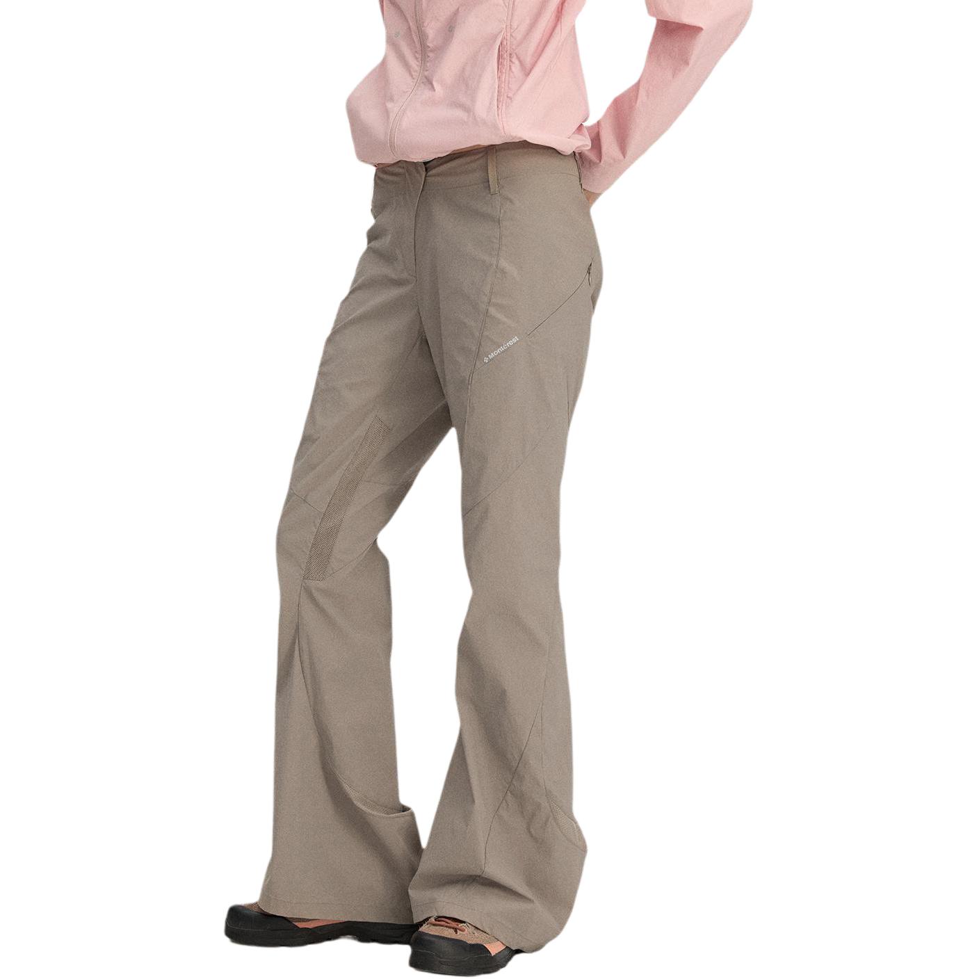 Женские штаны NOTHOMME Flare Pants (однотонные серые) — фото 8