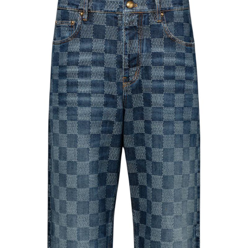 Мужские джинсы Louis Vuitton SS26 (голубые) — фото 5