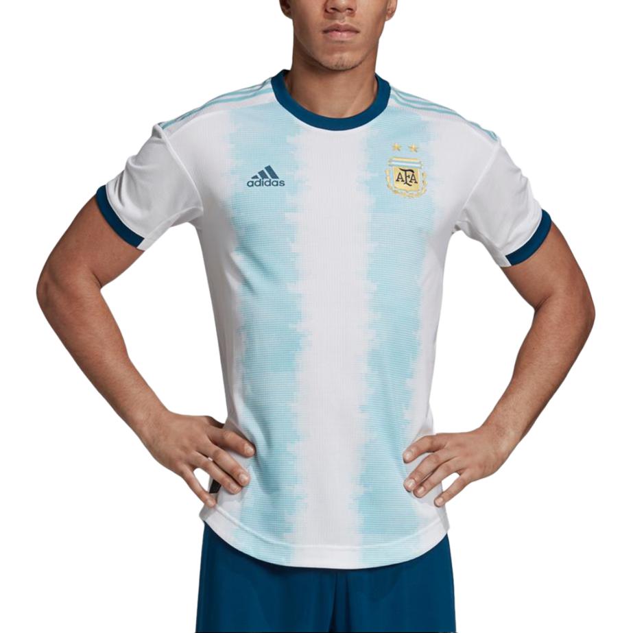 Adidas Argentina MARADONA Climachill Soccer Jersey Men’s White/Light Green