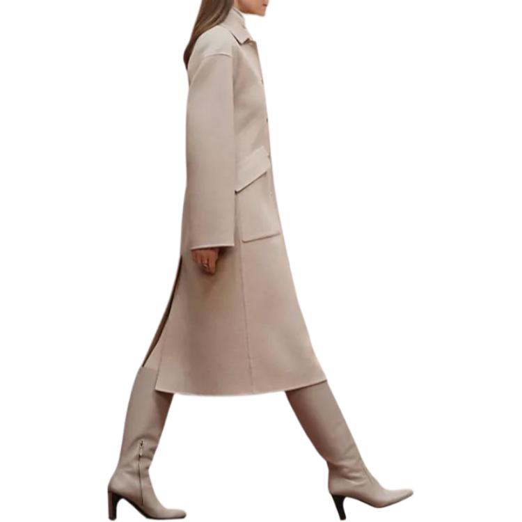 Женская куртка Hermes FW25 (бежевая) — фото 4