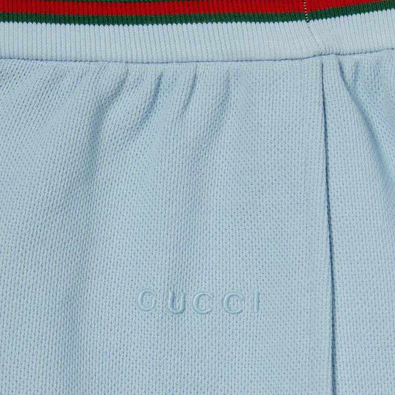 Женские шорты Gucci (светло-синий) — фото 5