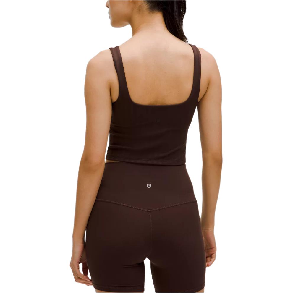 Lululemon Wunder UnderCropped Collection Tank Top Light Support, A/B Cup Tonal Stripe Sports Underwear Women’s