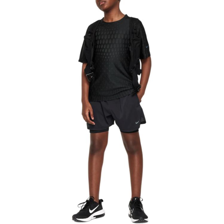Футболка Nike Dri-Fit Multi Tech (черная) — фото 2
