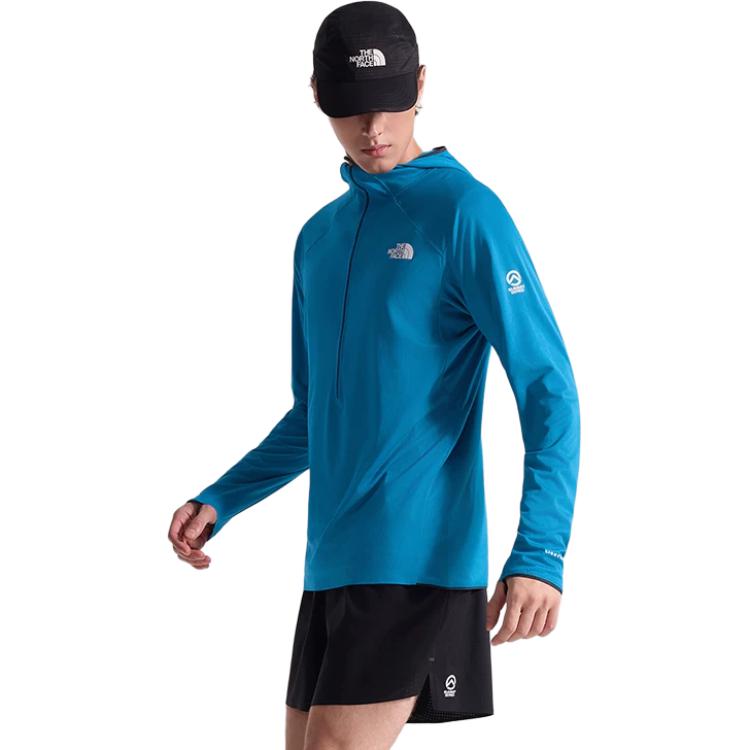 Мужская лонгслив The North Face Summit Direct Sun (голубой) — фото 3