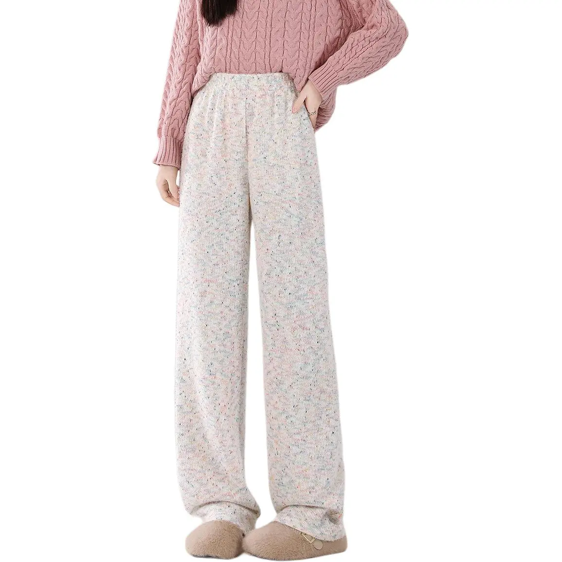 BALENO Rainbow Women's Casual Pants BALENO Радужный Женские Повседневные Брюки