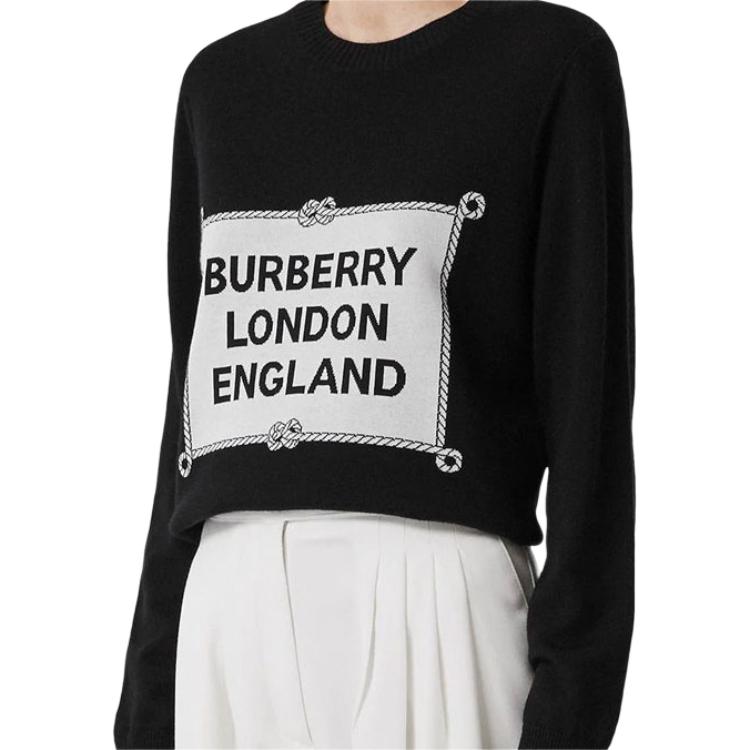 Женский свитер Burberry (черный) — фото 4