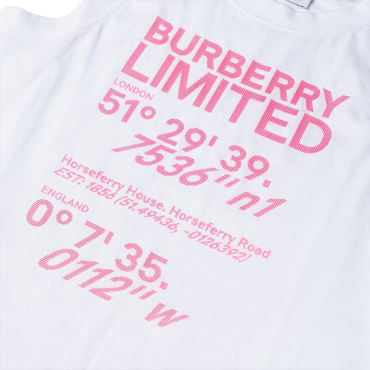Футболка Burberry (белая) — фото 4