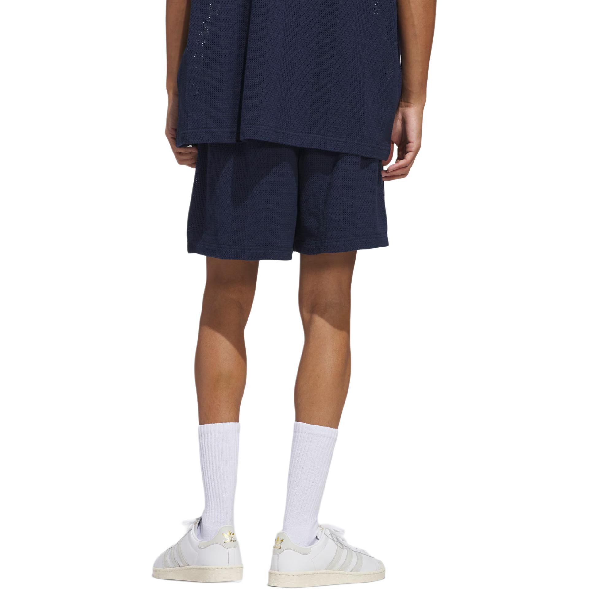 Adidas Originals KNIT SHORTS Sports Shorts Unisex Dark Indigo/Wonder White