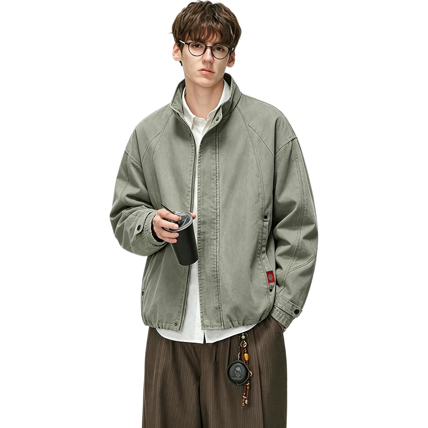 Мужская куртка Dickies (серая) — фото 4