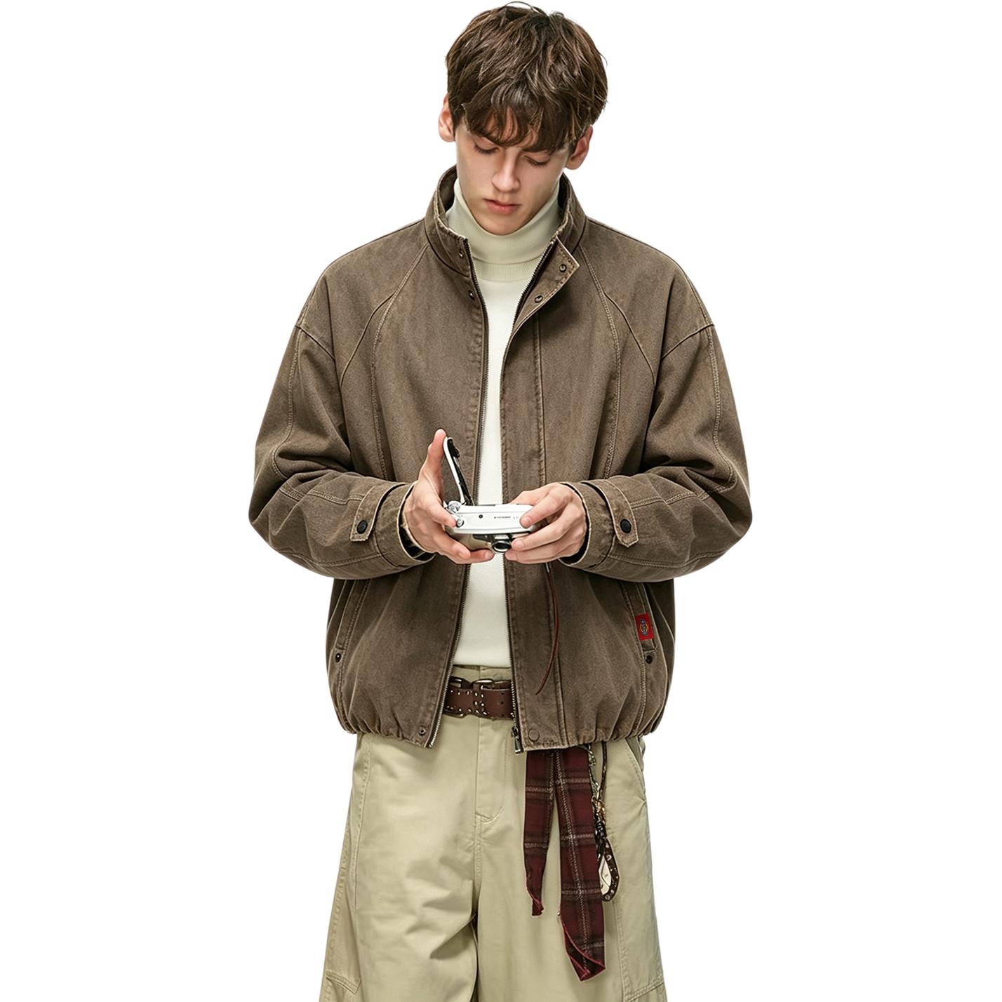 Мужская куртка Dickies (серая) — фото 9