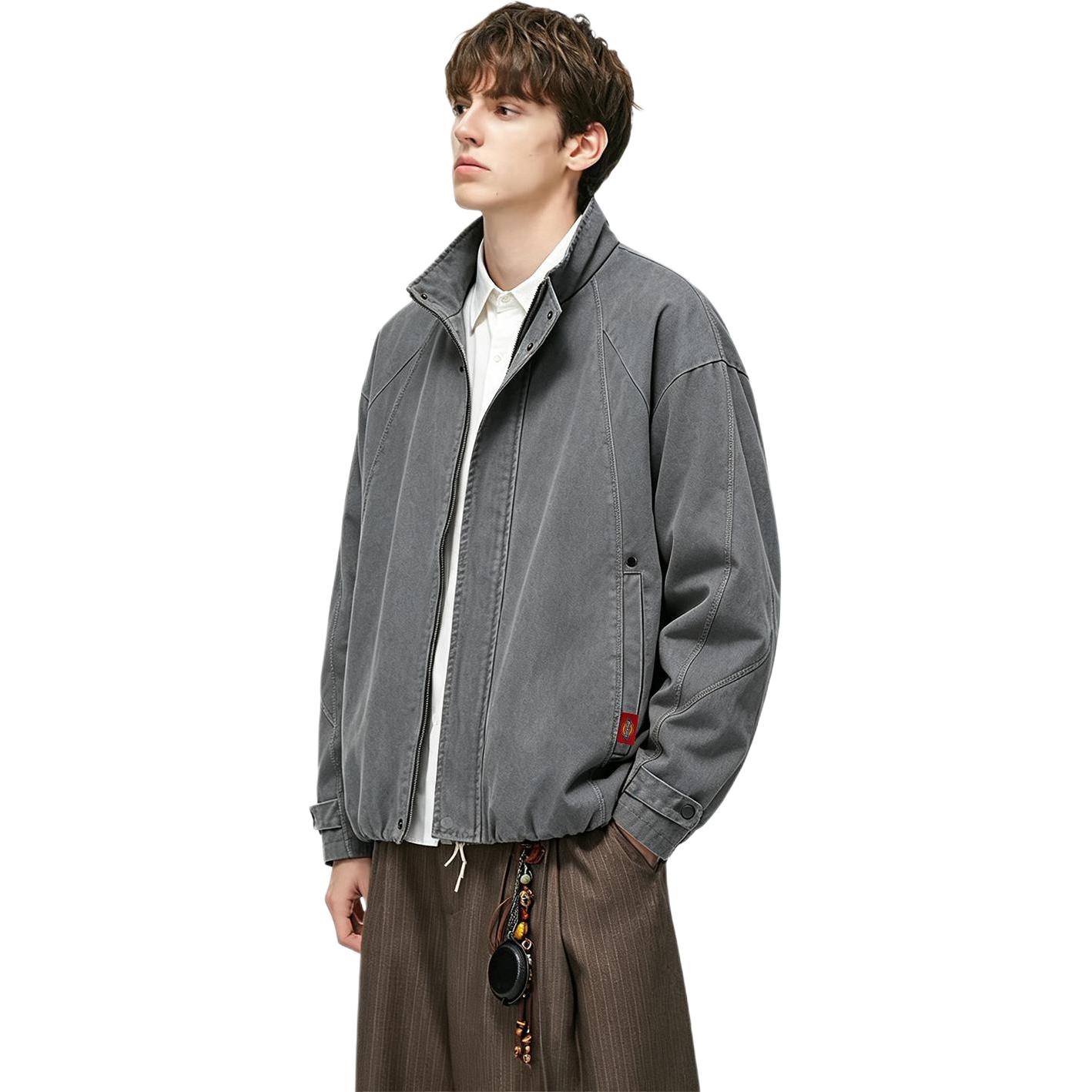 Мужская куртка Dickies (серая) — фото 13