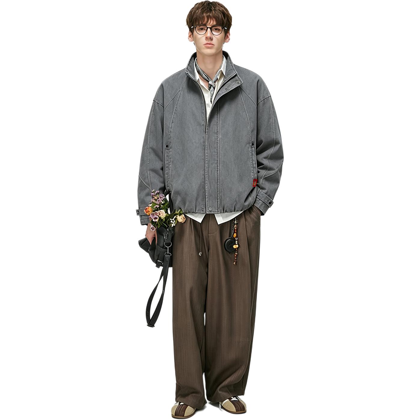 Мужская куртка Dickies (серая) — фото 14
