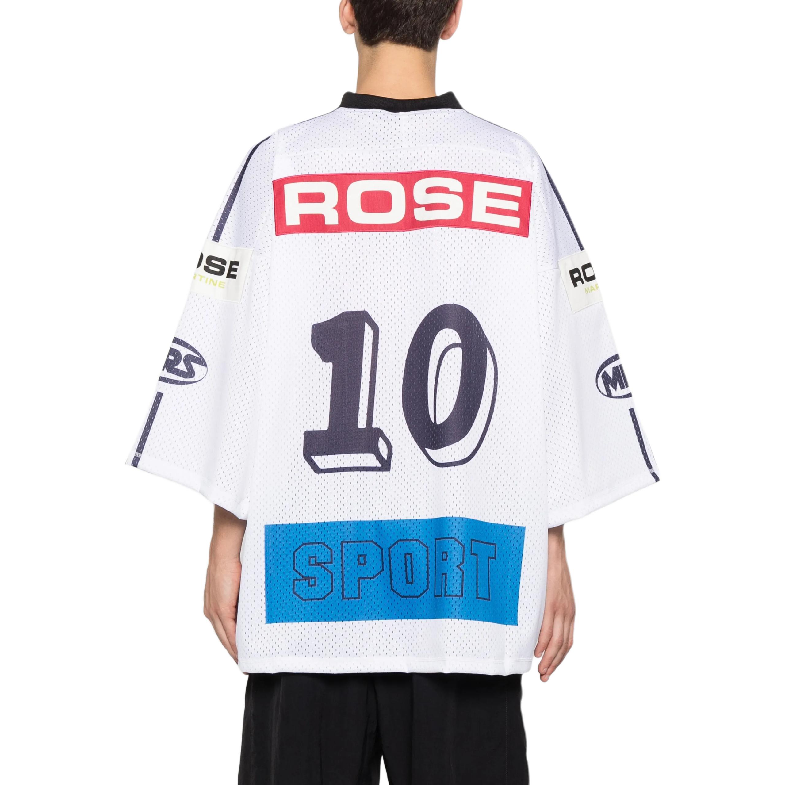Мужская футболка Martine rose SS26 V-Logo (черная) — фото 3