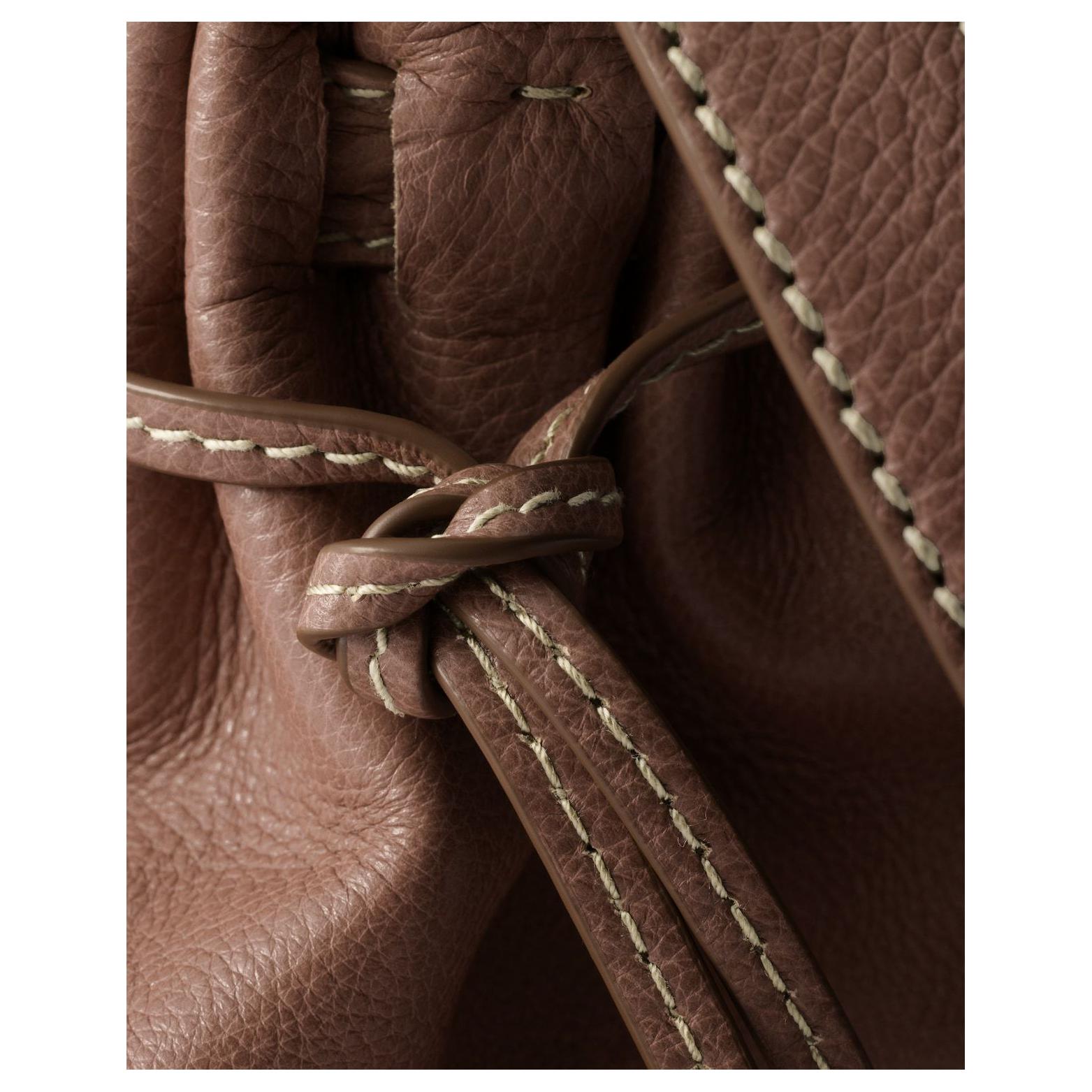 Женская сумка Prada Bonnie Borsa (каштановая) — фото 6