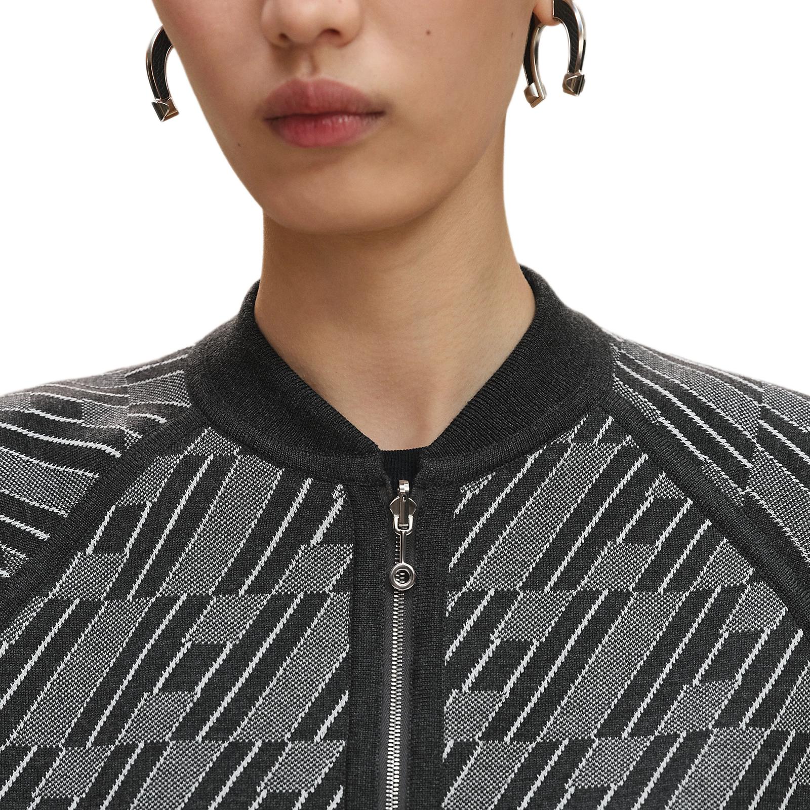 Женская кофта Hermes Cardigan (коричневая) — фото 6