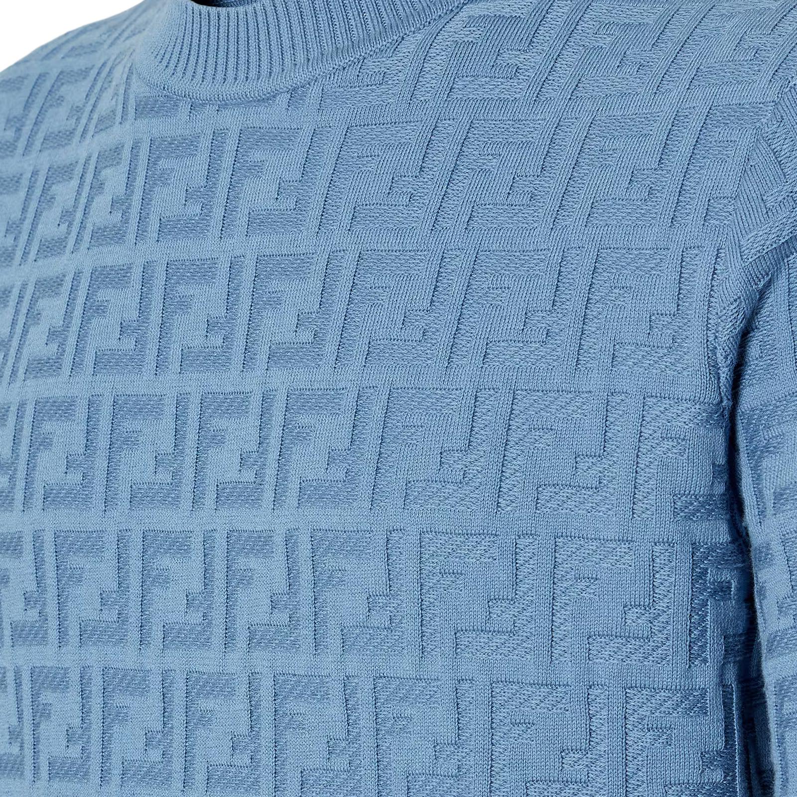 Мужская футболка Fendi SS25 T (синий) — фото 6