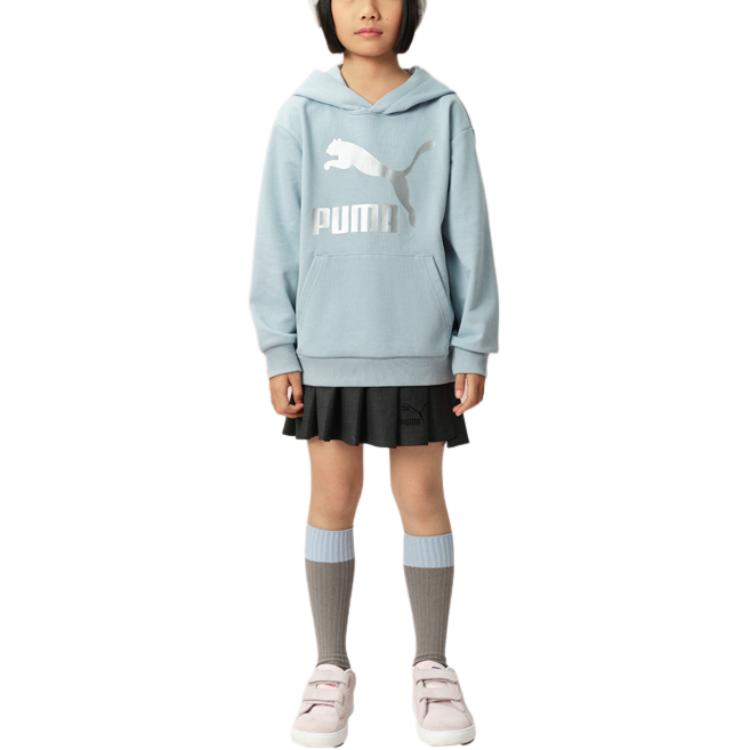 Худи PUMA Sportstyle LOGO (светло-голубой) — фото 2