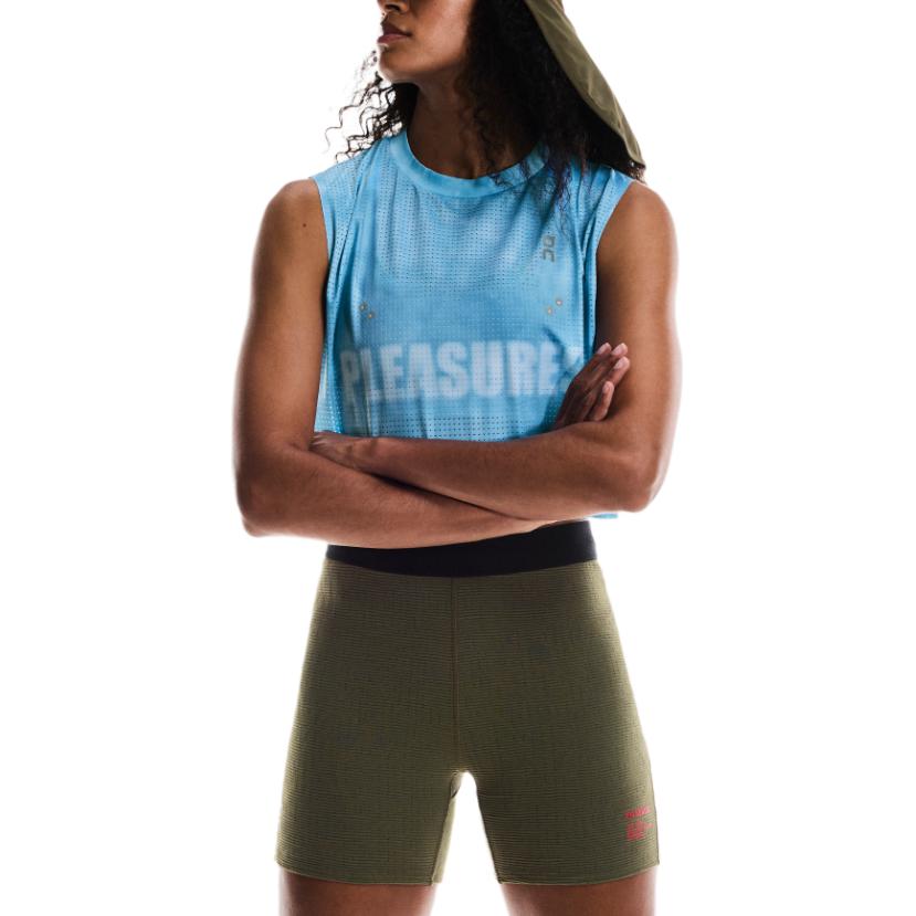 On Running X Pleasures X The Loop Textured High waisted Shorts