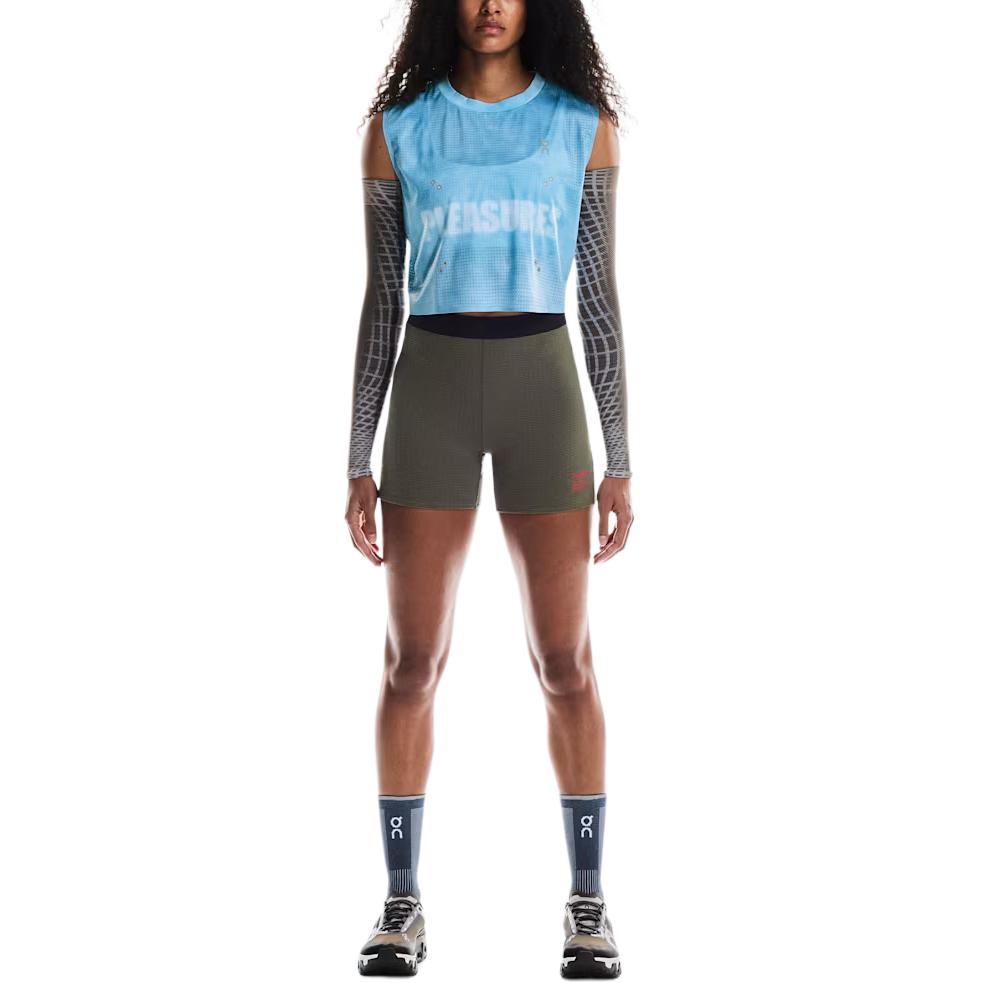 On Running X Pleasures X The Loop Textured High waisted Shorts