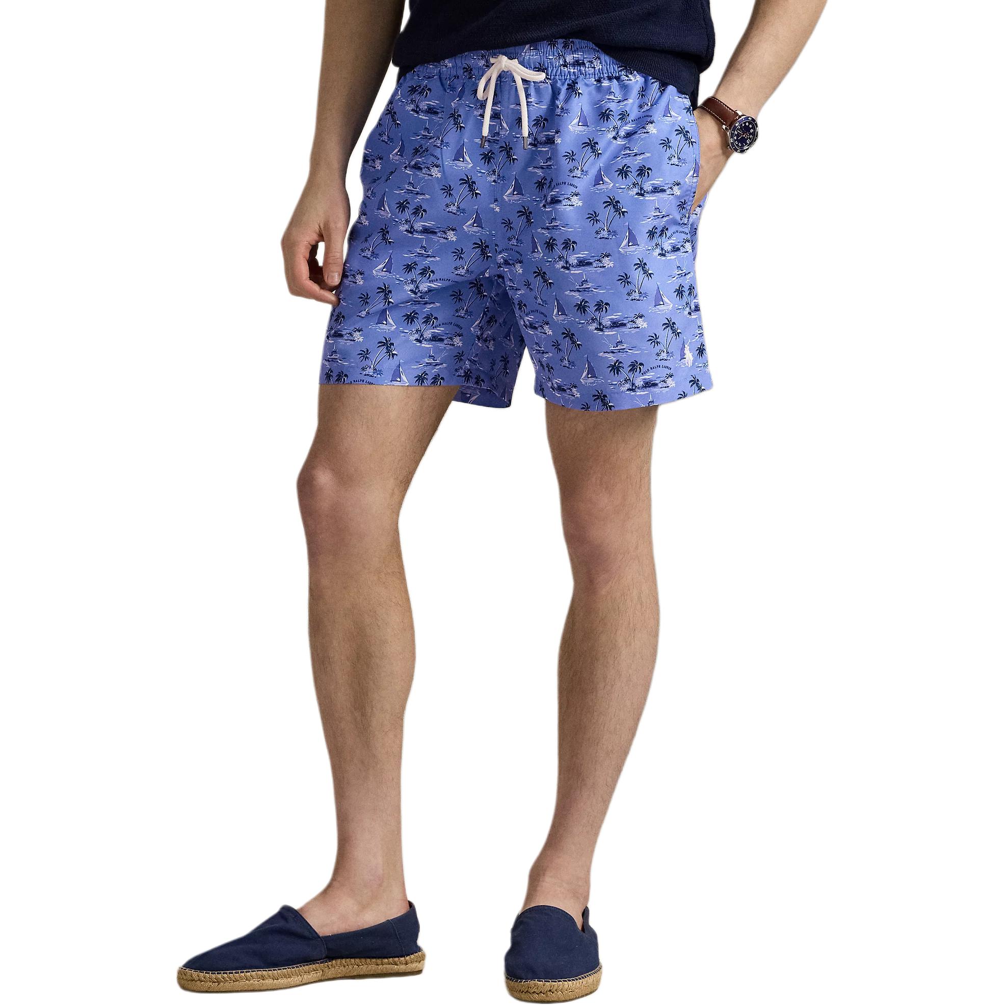 Polo Ralph Lauren Traveler graphic-print swim shorts
