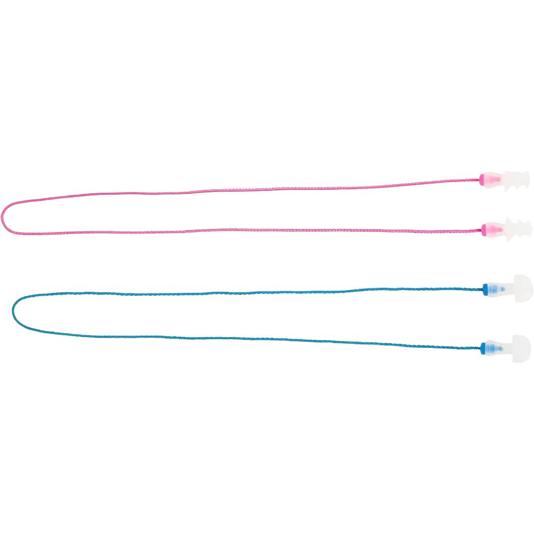 DECATHLON Earplugs Silicone Swim Unisex Semi Transparent