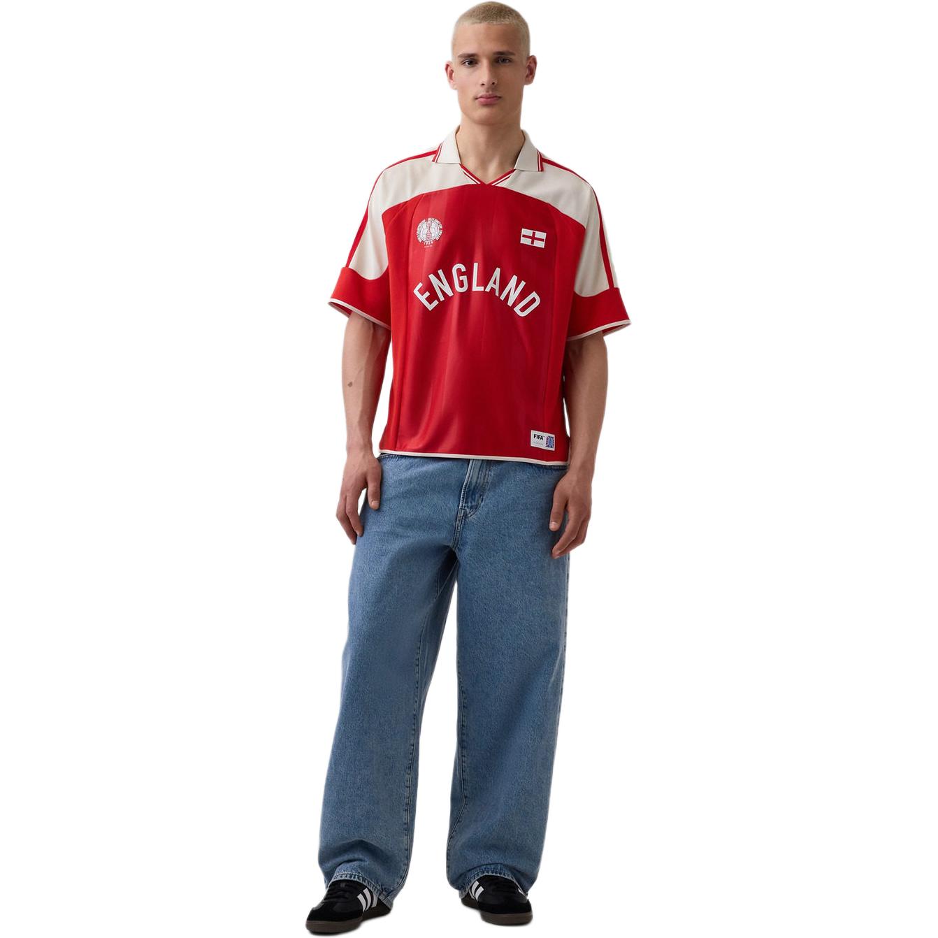 GAP Soccer Jerseys Unisex Red White Moderate