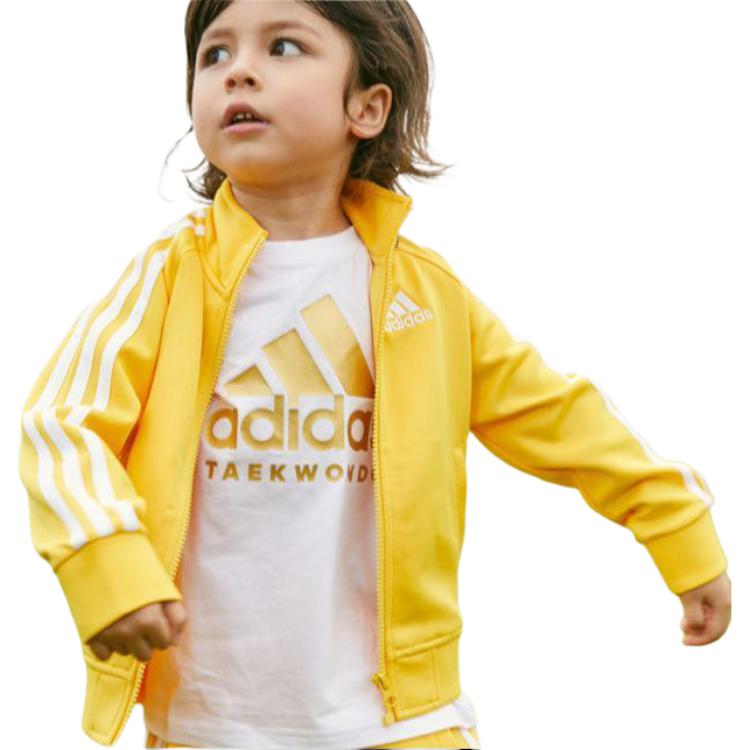 Куртка adidas (желто-белая) — фото 6