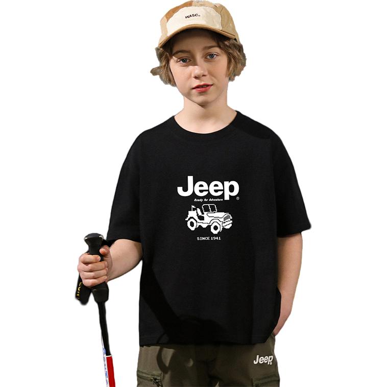 Мужские футболка Jeep T (синий) — фото 3