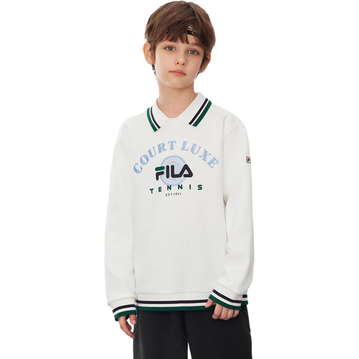 Худи Fila KIDS (белый) — фото 3