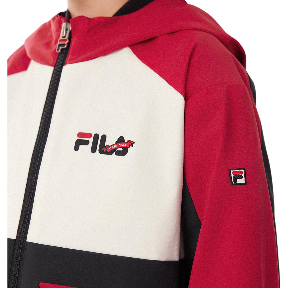 Мужская куртка Fila KIDS (темно-синяя) — фото 5