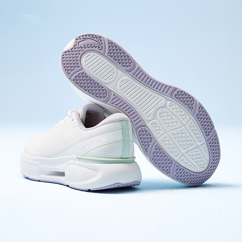 Anta Divine Run 11 Cushioning, Wear Resistant Low top Training Shoes Women’s White