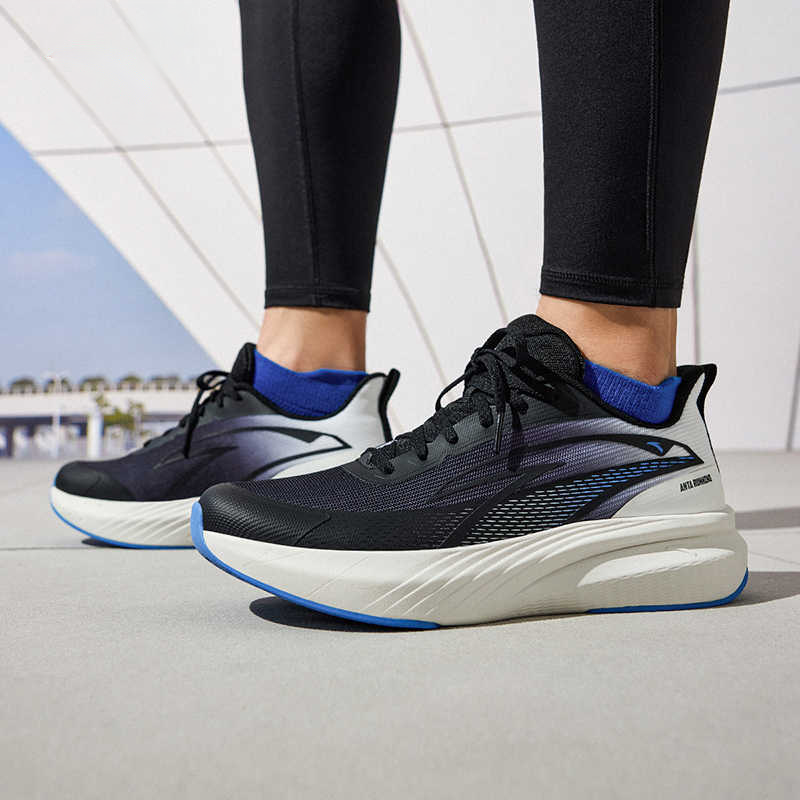 Anta Cloud Trail Cushioning Slip Resistant Abrasion Resistant Coverage Low top A Shock Sprint Running Shoes Men’s