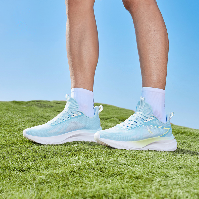 QIAODAN Breeze 3 Low top Casual Running Shoes Men’s White Blue