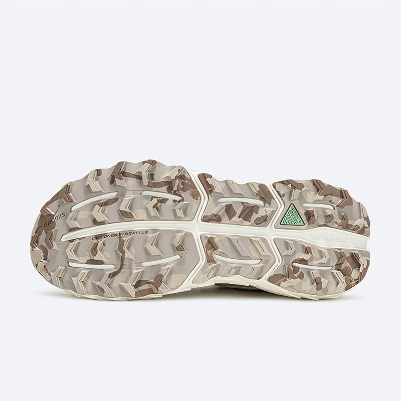 Brooks Cascadia18 Comfortable Slip Resistant Abrasion Resistant Low top Running Shoes Women’s Coconut Milk White