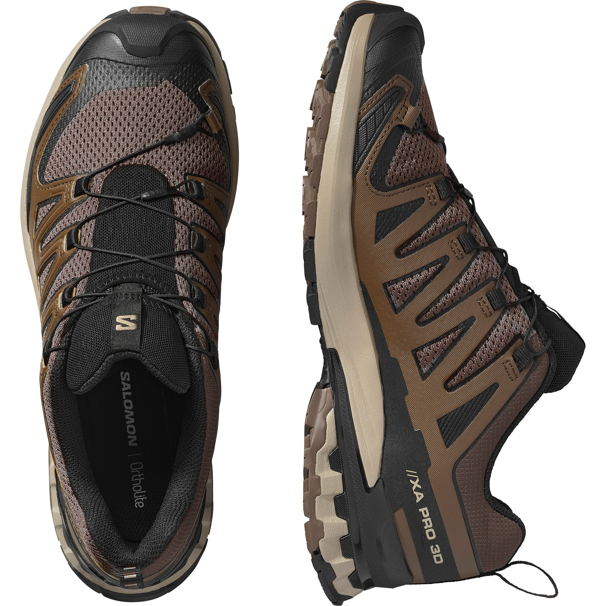 SALOMON XA Pro 3D V9 Fabric Cushioning Support Rebound Running Shoes Men’s