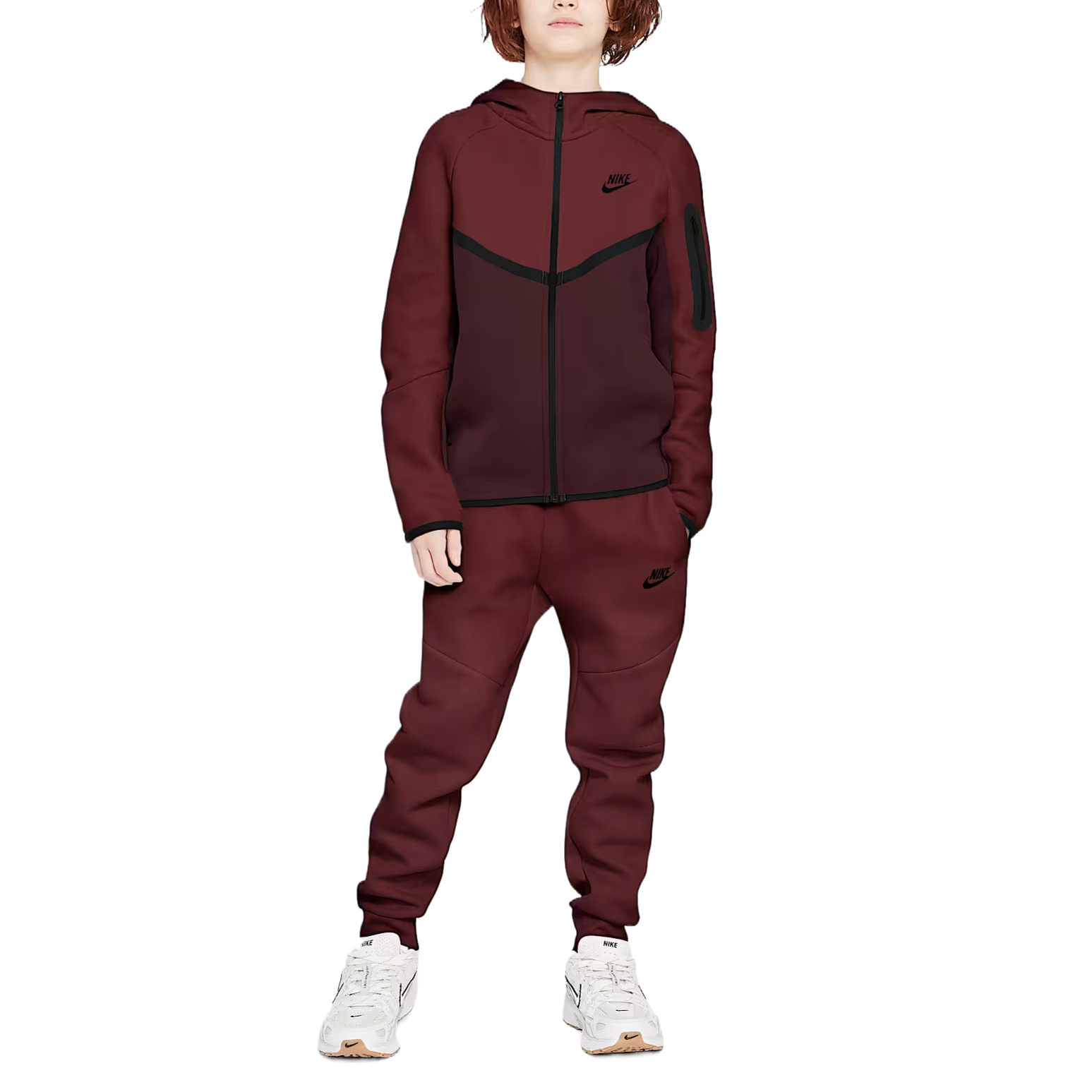 Мужская куртка Nike Sportswear Tech Fleece (черная) — фото 3