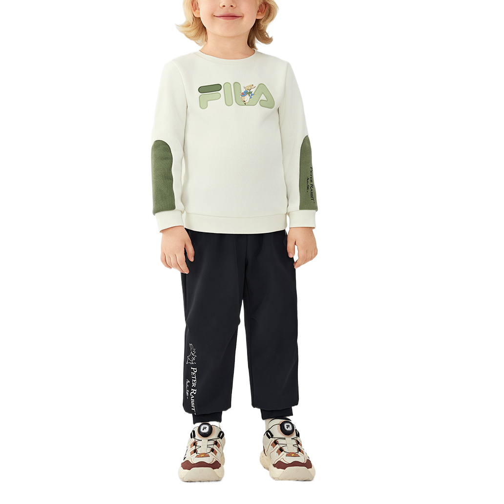 Штаны Fila KIDS x Peter Rabbit (бежевые) — фото 6