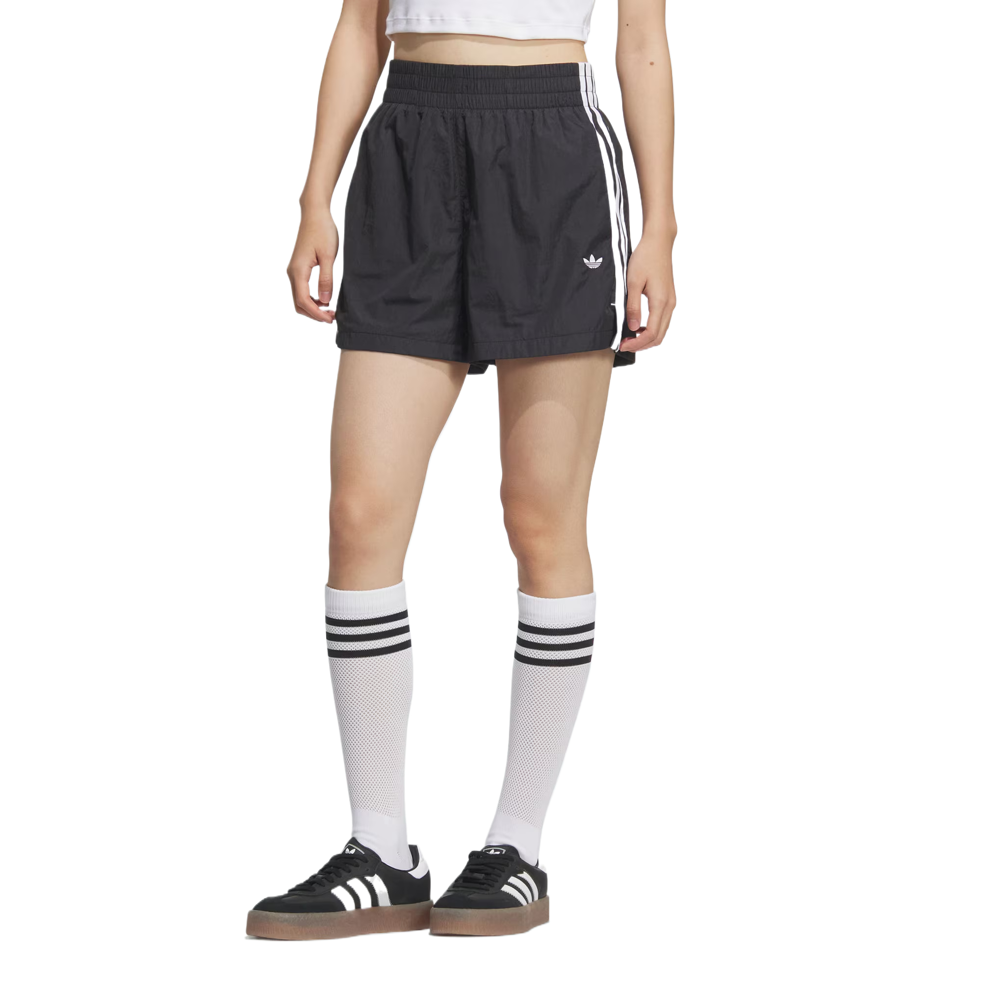 Adidas Originals 3 Stripes Sports Shorts Women’s Black