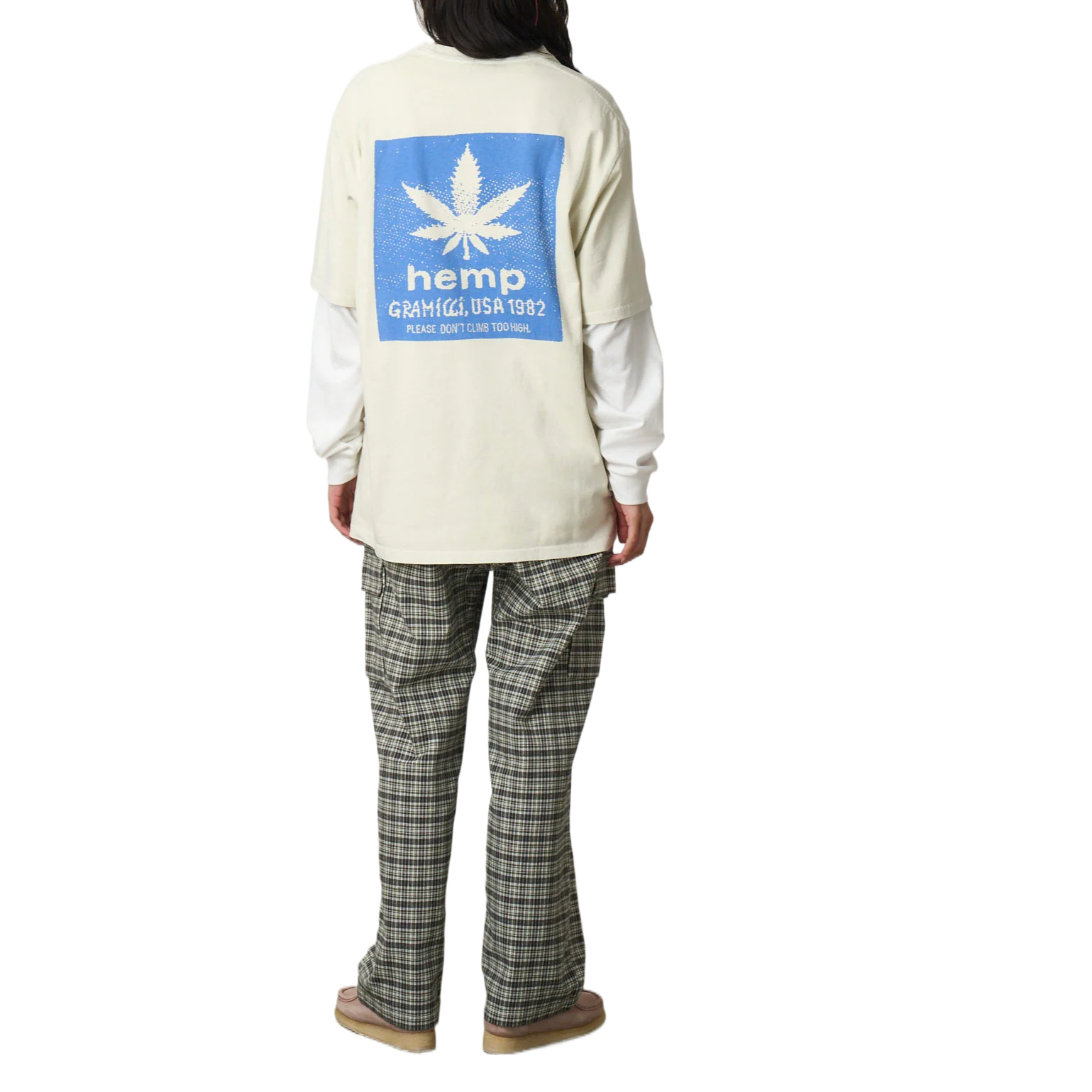 Футболка Gramicci HEMP (белая) — фото 6