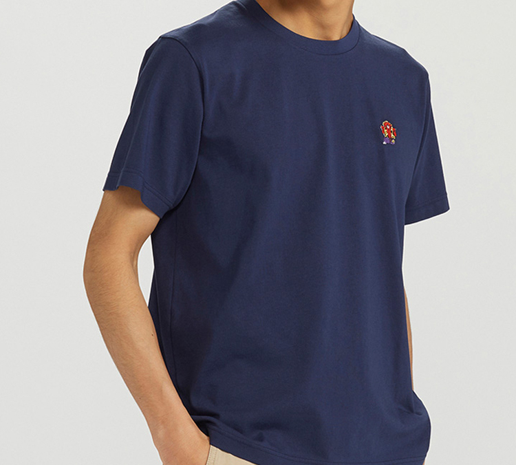 Футболка UNIQLO (темно-синяя) — фото 3