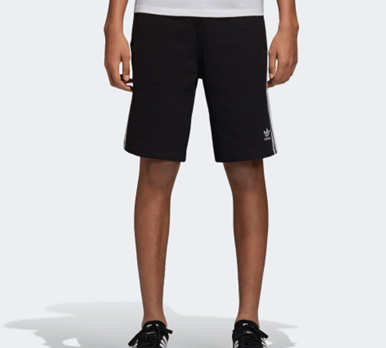 Мужские штаны adidas originals 3-Stripe Short (черный) — фото 5