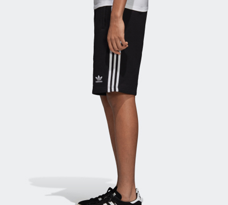 Мужские штаны adidas originals 3-Stripe Short (черный) — фото 4