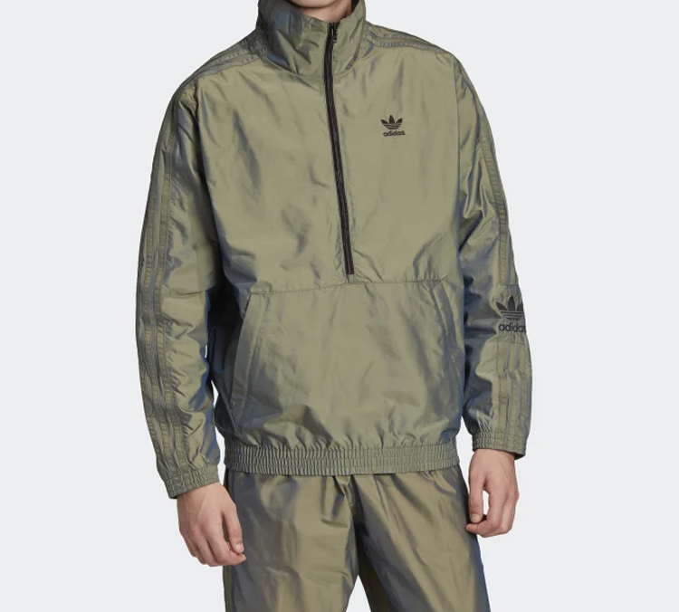 Мужская куртка adidas originals (зеленый) — фото 3