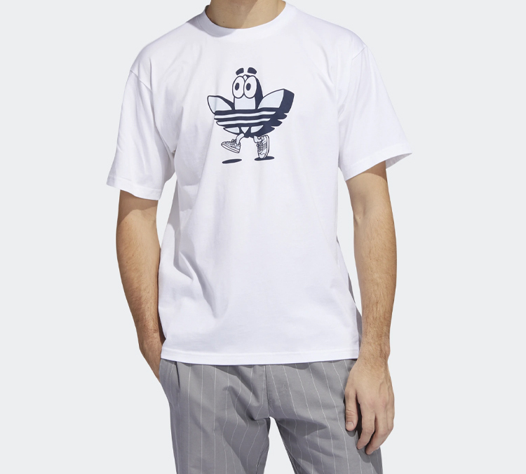 Мужская футболка adidas originals Buddy Tee T (белая) — фото 3