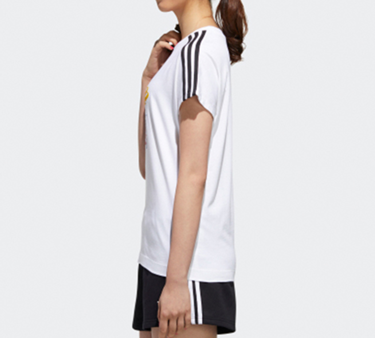 Женская футболка adidas (белая) — фото 5